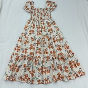 Floral Maxi Dress by Shein